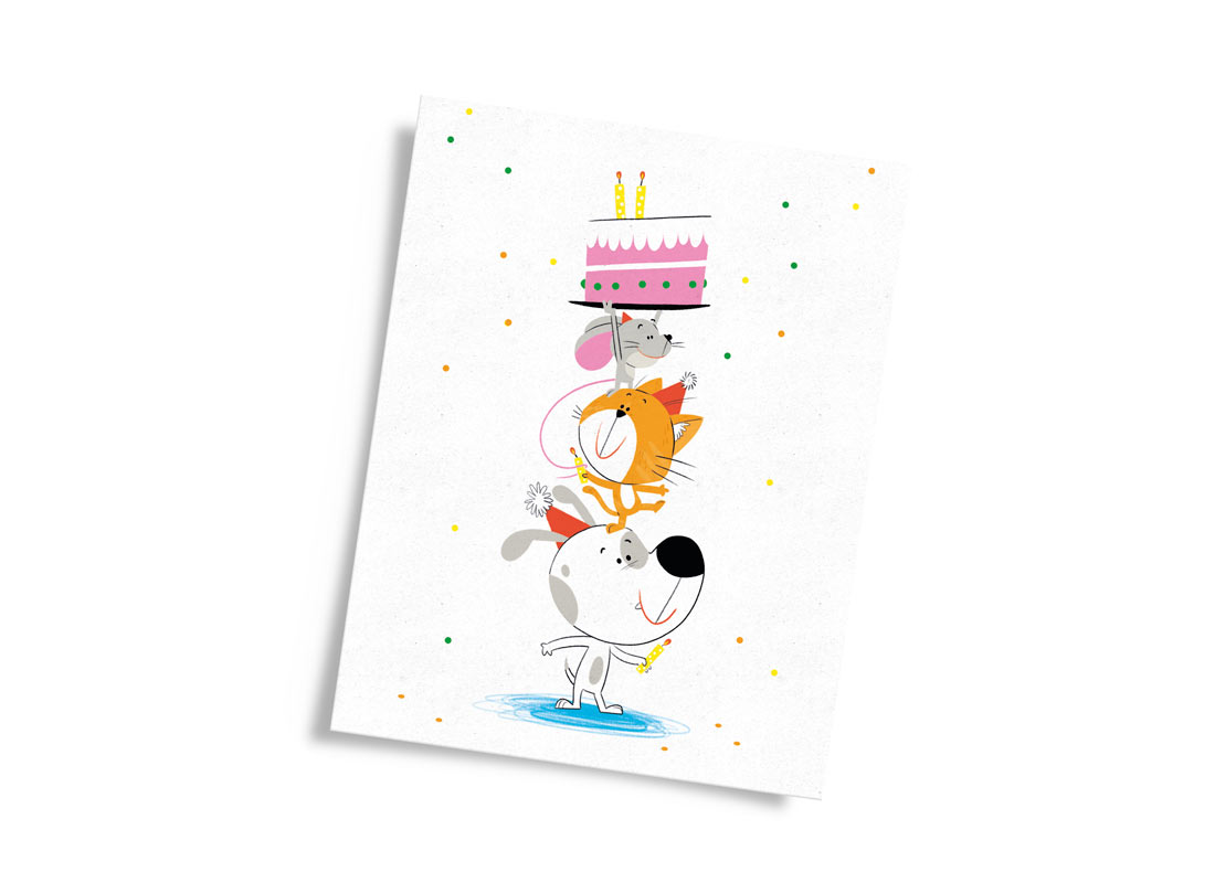 Birthday greeting card