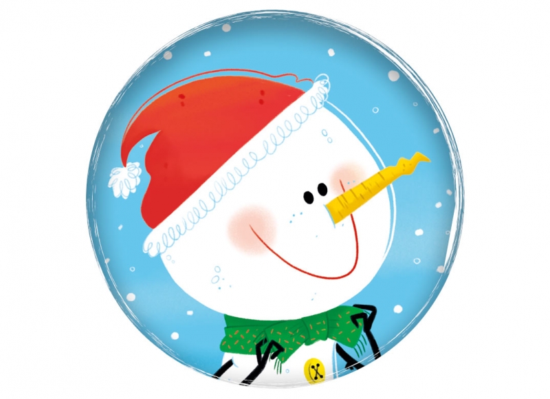 merry christmas xmas feliz navidad postal greeting card postcard snowman muñeco de nieve feliz funny fun snow ilustracion illustration plum pudding